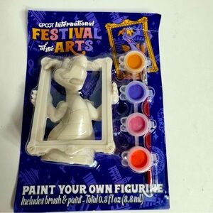 NWT. Disney Figment 2024 Epcot Festival Of The Arts Paint Your Own Figure Disney